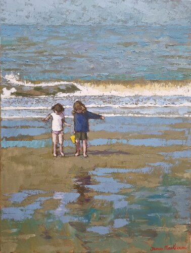 la vague et la peche! van James MacKeown, Schilderij te koop op Singulart