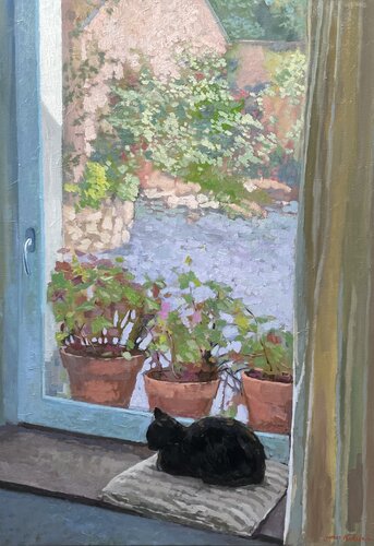 Le rebord de la fenêtre de James MacKeown, Pintura a la venta en Singulart