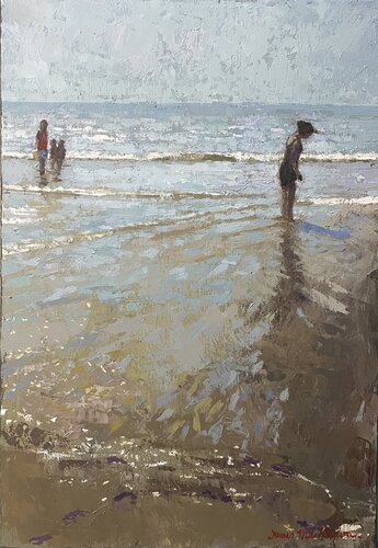 Les clapotis des vagues. von James MacKeown, Malerei kaufen auf Singulart