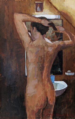 Le lavabo von James MacKeown, Malerei kaufen auf Singulart