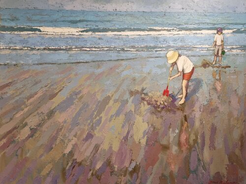 La pelle rouge van James MacKeown, Schilderij te koop op Singulart