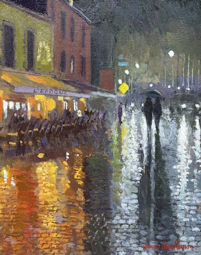 Les amoureux, novembre. van James MacKeown, Schilderij te koop op Singulart