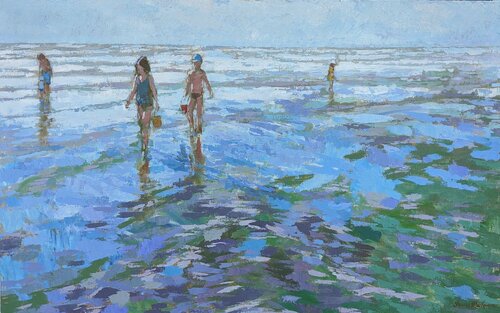 Le retour, une longue journée von James MacKeown, Malerei kaufen auf Singulart