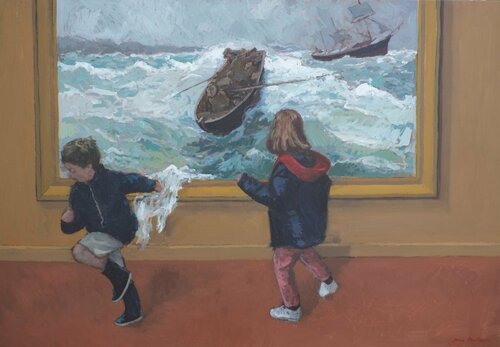 Tempête au musée van James MacKeown, Schilderij te koop op Singulart