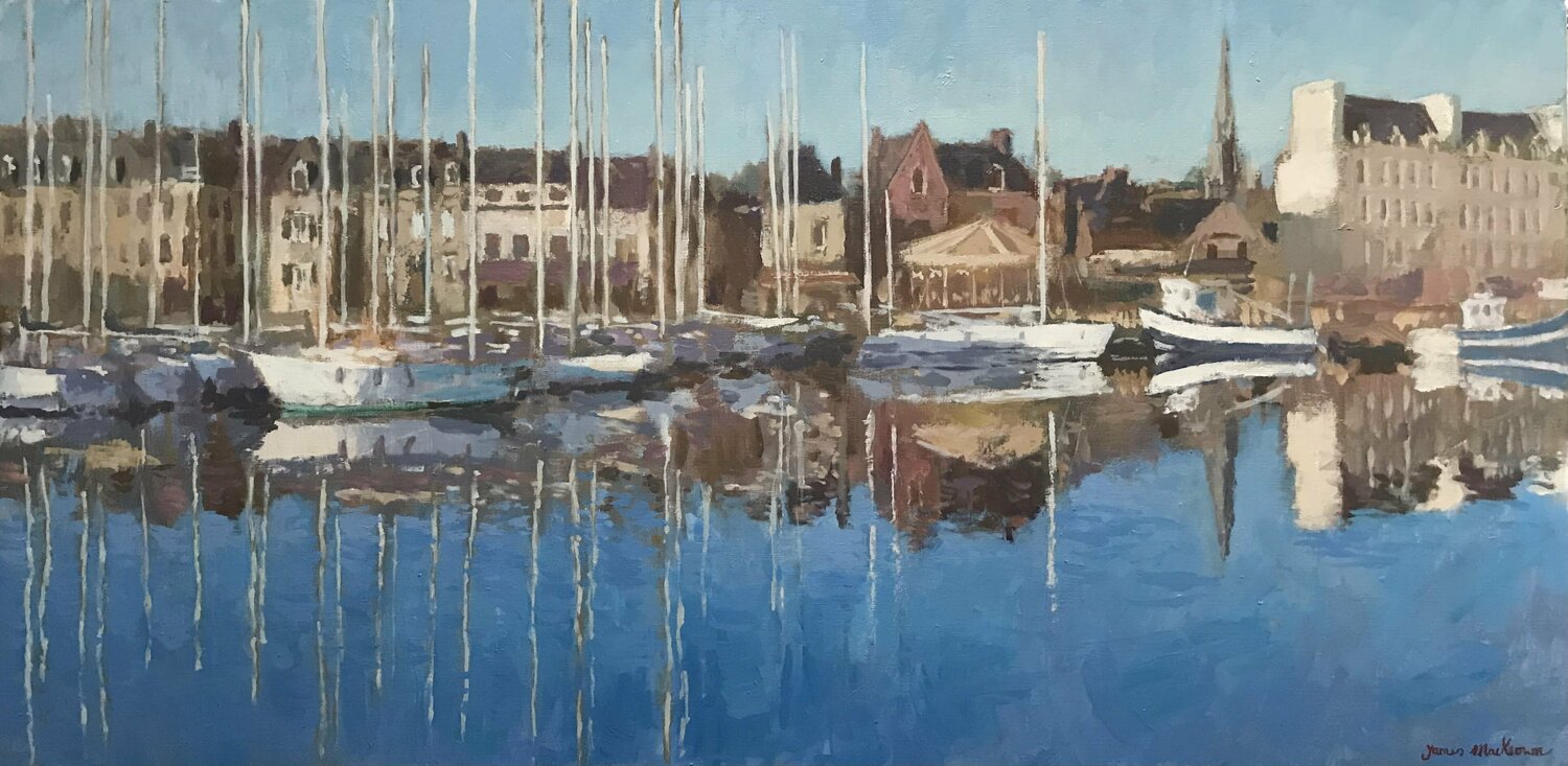 Le port, decembre. James MacKeown