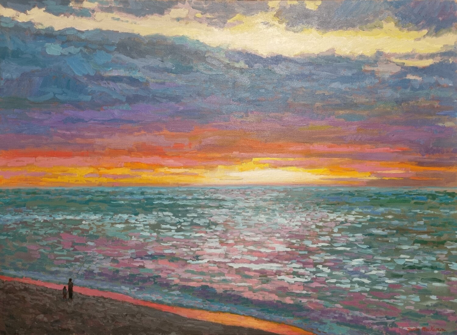 Le soleil couchant James MacKeown