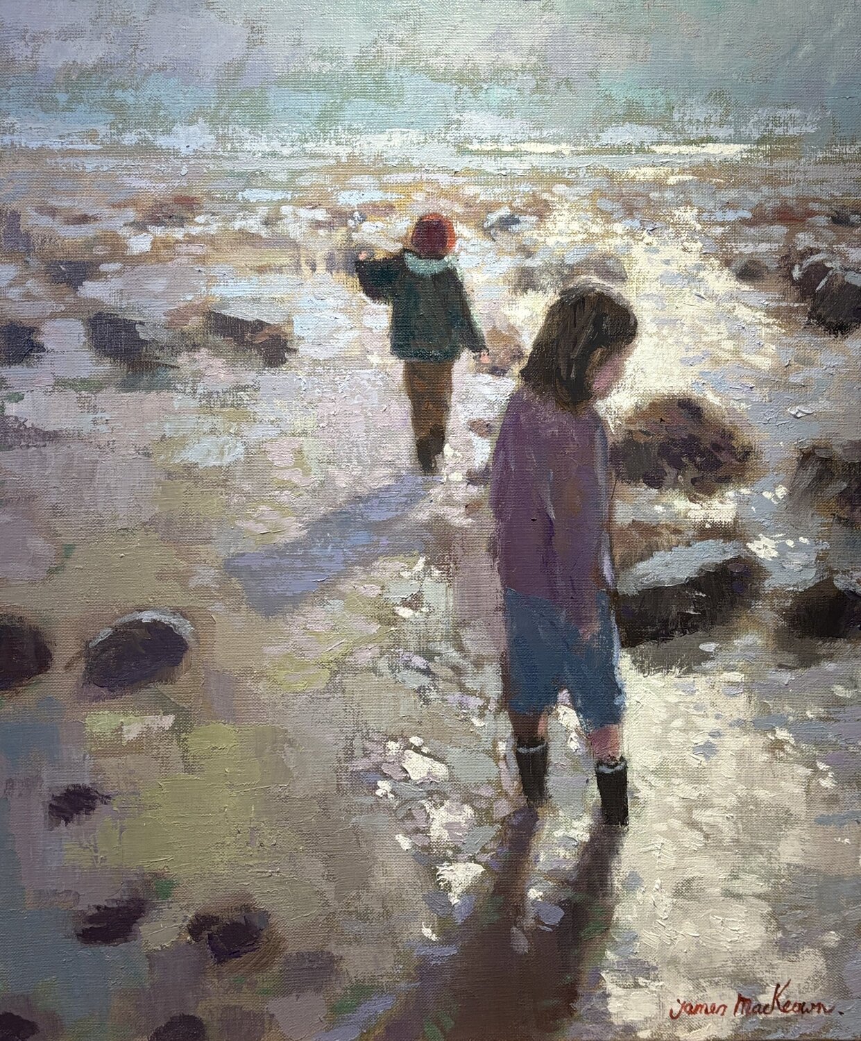 entre lumière et brume James MacKeown Dipinto originale in vendita