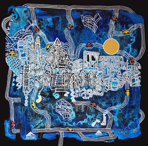 Chateau en Espagne van Julien Hayot, Schilderij te koop op Singulart