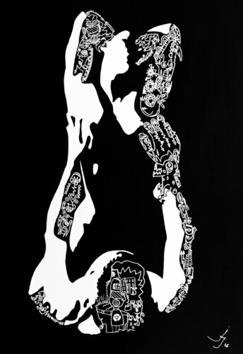The eight loop van Julien Hayot, Schilderij te koop op Singulart