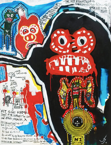 The hit equation by Julien Hayot, 회화 for Sale on Singulart