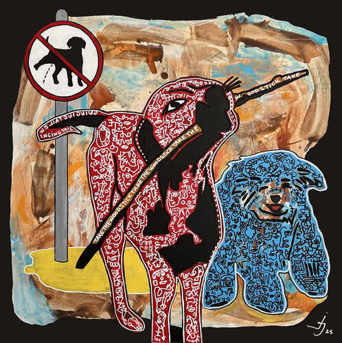 Bitch life by Julien Hayot, 회화 for Sale on Singulart