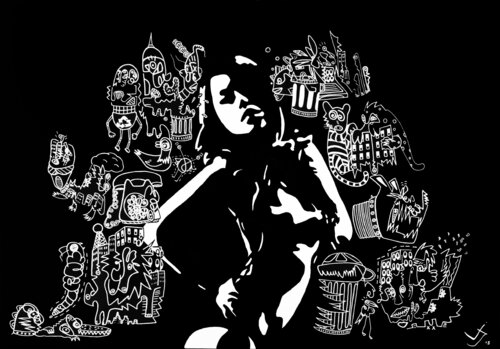 Accès restreint van Julien Hayot, Schilderij te koop op Singulart