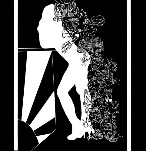 A dream close to your skin von Julien Hayot, Malerei kaufen auf Singulart