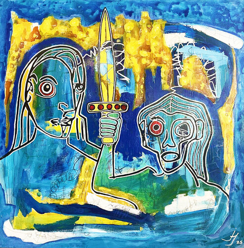 Par le glaive by Julien Hayot, 회화 for Sale on Singulart