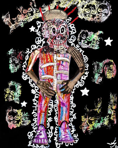 Nelson Skeleton di Julien Hayot, Opera su carta in vendita su Singulart