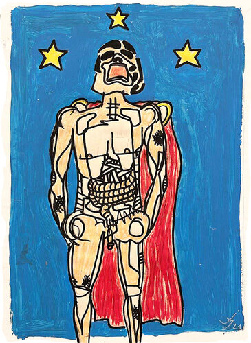 Superstars by Julien Hayot, Work on Paper for Sale on Singulart