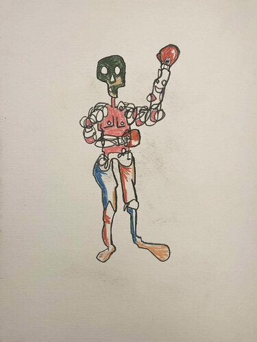 The boxer di Julien Hayot, Disegno in vendita su Singulart