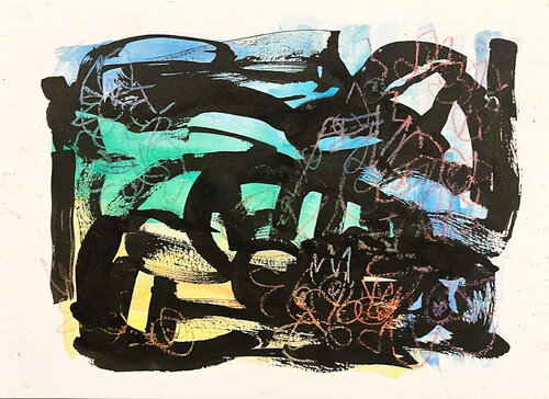 summer scape von Julien Hayot, Werk auf Papier kaufen auf Singulart