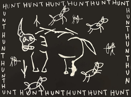 Hunt di Julien Hayot, Disegno in vendita su Singulart