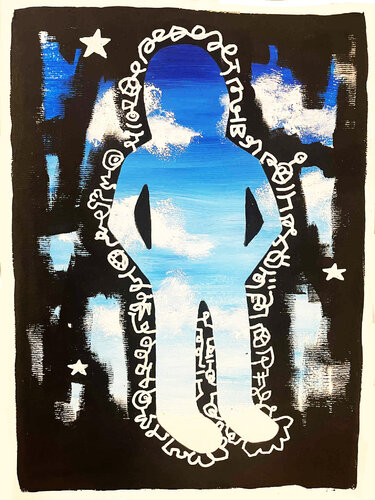 Cloud soul von Julien Hayot, Werk auf Papier kaufen auf Singulart