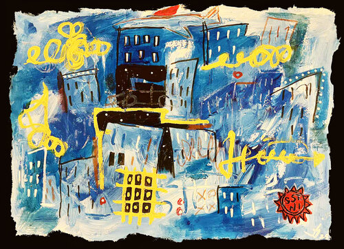 Winter arrival 2 von Julien Hayot, Werk auf Papier kaufen auf Singulart