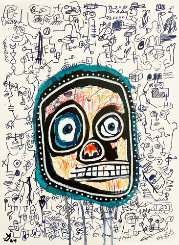 Mind trafic by Julien Hayot, 종이 for Sale on Singulart