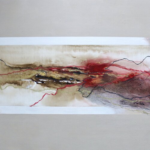 Encres noires et rouges Pascale White
