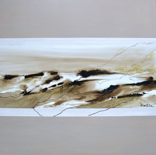 Abstract Encre et Pastel de Pascale White, Pintura a la venta en Singulart