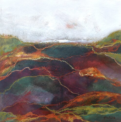 Path to the hill van Pascale White, Schilderij te koop op Singulart