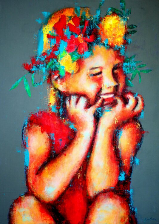 L'enfant fleur Pascale White