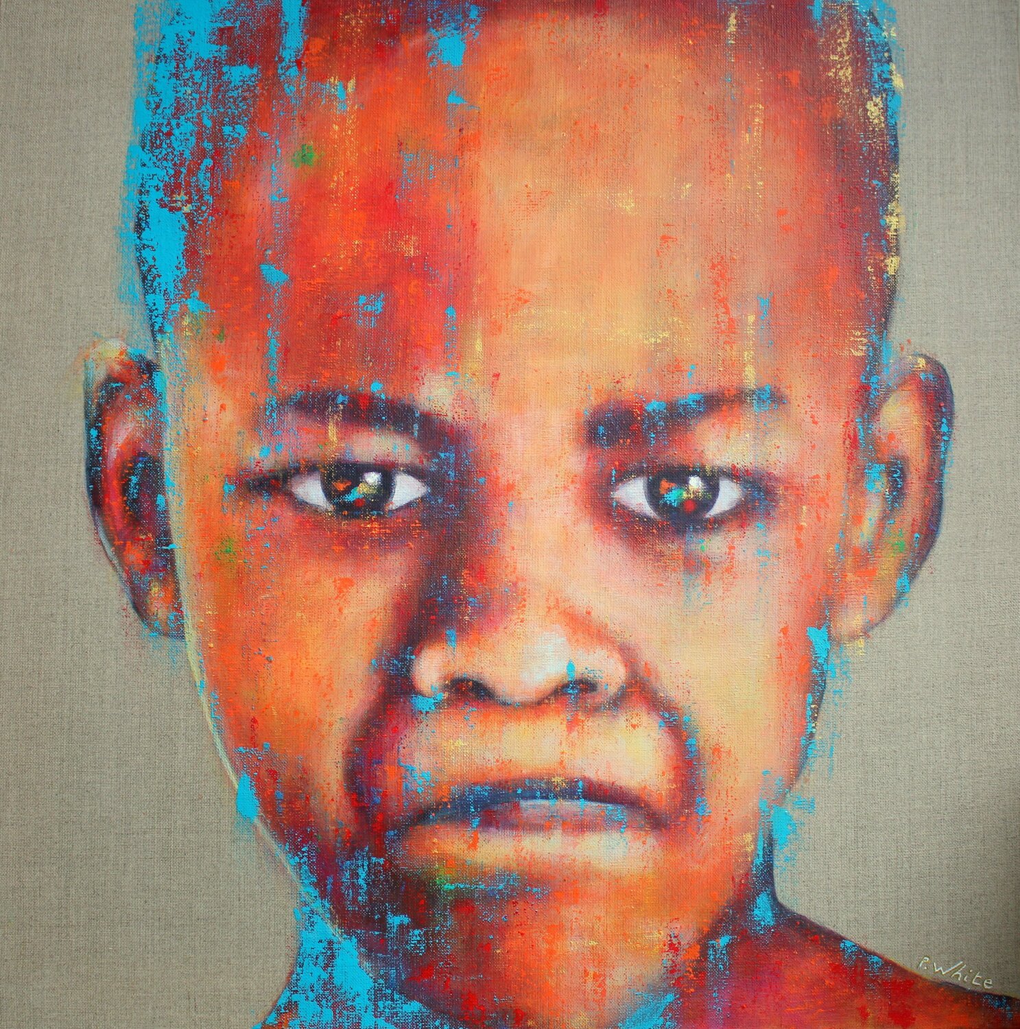 Kid pouting Pascale White