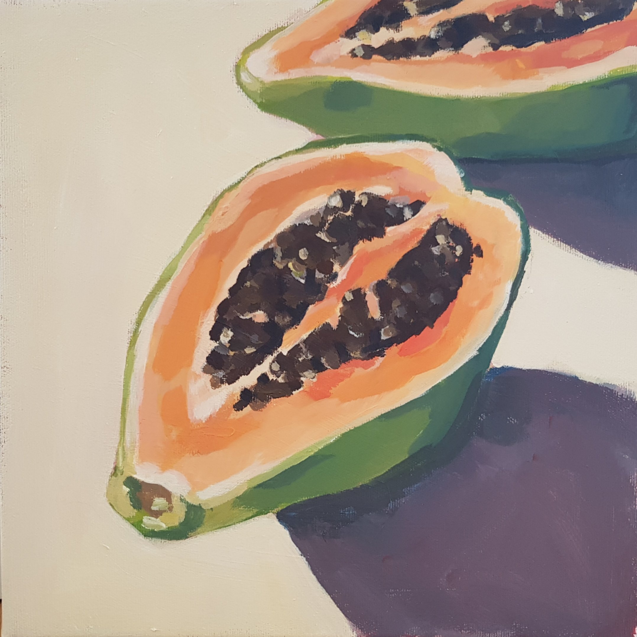 Thema Papaya Gemälde