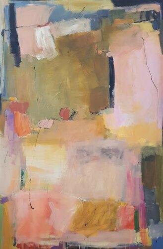 pink garden van Diana Krinninger, Schilderij te koop op Singulart