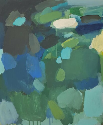 underwater landscape van Diana Krinninger, Schilderij te koop op Singulart