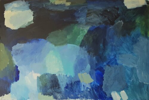 under water by Diana Krinninger, 회화 for Sale on Singulart