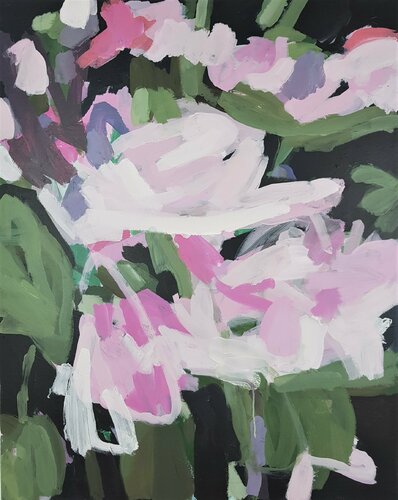Flowers, abstrakte Landschaft van Diana Krinninger, Schilderij te koop op Singulart