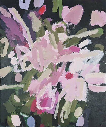 abstrakte Blumen di Diana Krinninger, Pittura in vendita su Singulart