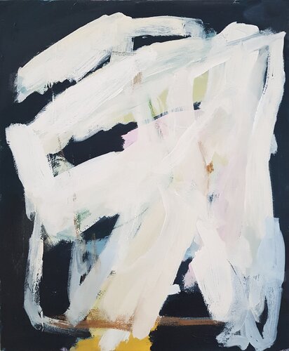 Schwarz weiß van Diana Krinninger, Schilderij te koop op Singulart