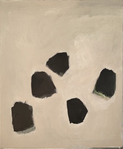 Katze mit schwarzen Flecken by Diana Krinninger, 회화 for Sale on Singulart