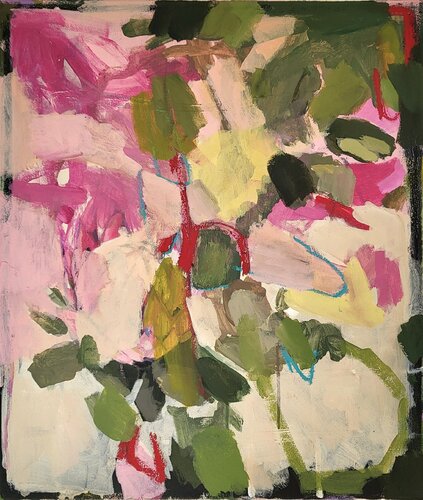 abstrakte Blumen von Diana Krinninger, Malerei kaufen auf Singulart