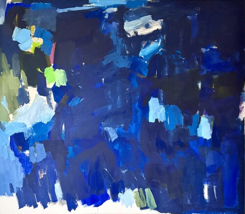 Blue over blue Diana Krinninger