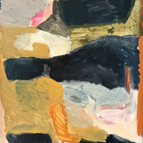 Abstrakte minimalistische Landschaft di Diana Krinninger, Pittura in vendita su Singulart