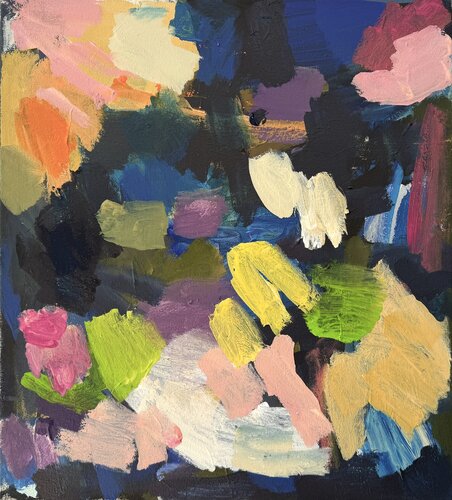 Happy blue by Diana Krinninger, Painting for Sale on Singulart