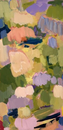 ohne Titel, abstraktes Gemälde mit Schwarz und Weiß van Diana Krinninger, Schilderij te koop op Singulart