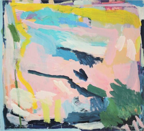 pink Sunday di Diana Krinninger, Pittura in vendita su Singulart