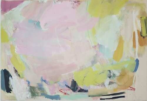 ohne Titel, gro es abstraktes Gemälde van Diana Krinninger, Schilderij te koop op Singulart