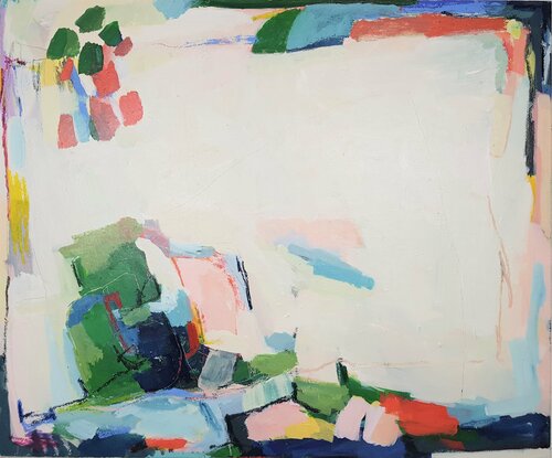 Deeper, gro es abstraktes Gemälde Diana Krinninger