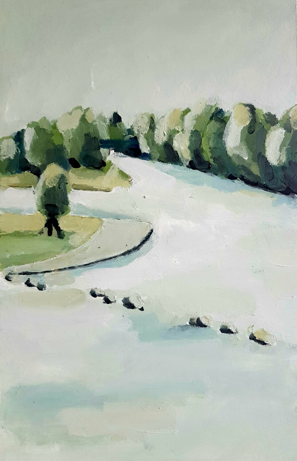 Landschaft in Öl Diana Krinninger