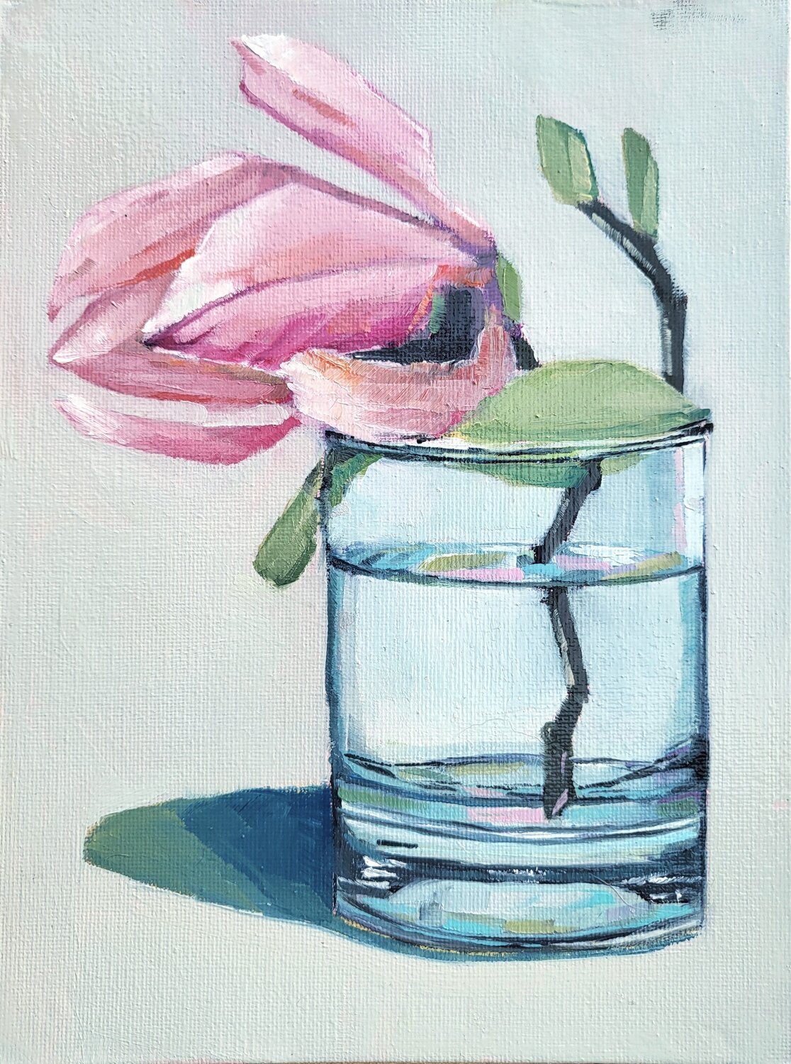 Blüte im Glas, Stillleben Diana Krinninger
