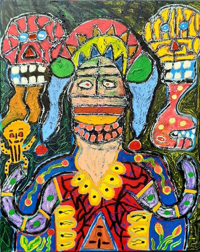 Gestalten der Nacht de Kaweh Agah, Pintura a la venta en Singulart